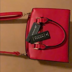 Vegan Leather, shoulder bag with adjustable handle